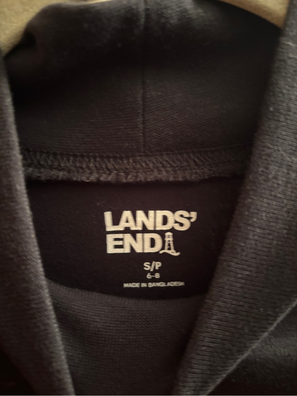 Women’s Land’s End Black Loose Turtleneck/Mock Neck Size Small - Picture 6 of 7